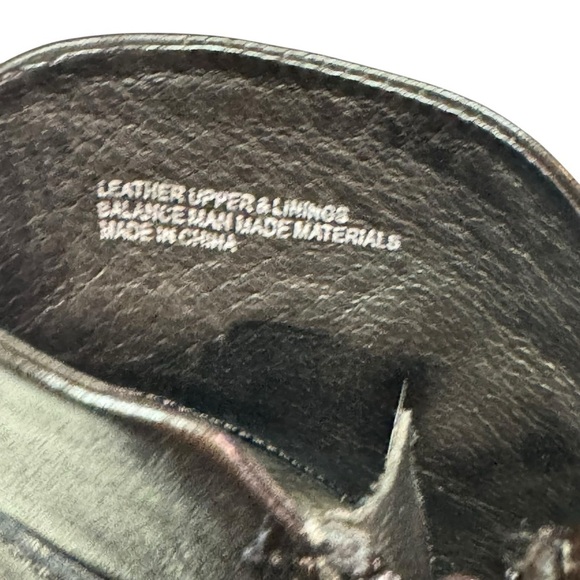 Born Shola Black Leather Harness Ankle Boots Sz 9 Booties - Picture 4 of 10